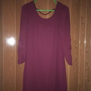 Maroon dress!